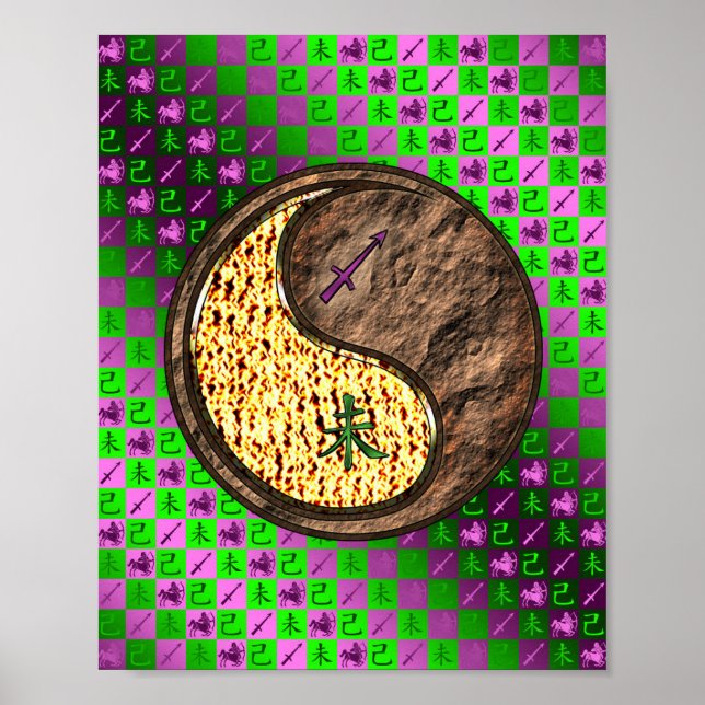 Sagittarius & Earth Goat Poster (Front)