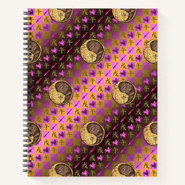 Sagittarius & Earth Horse Notebook (Front)
