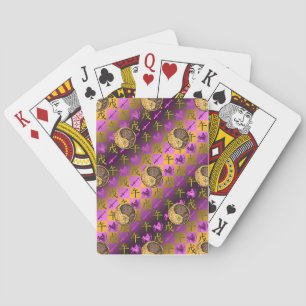 Sagittarius & Earth Horse Playing Cards