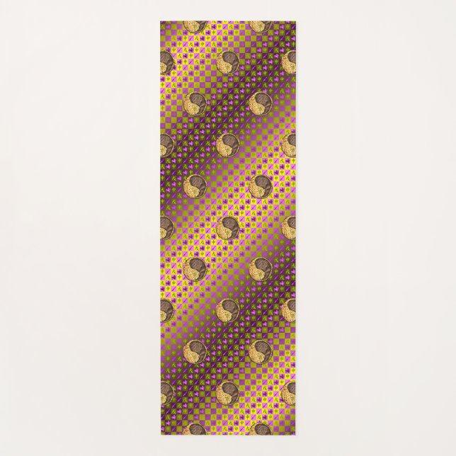 Sagittarius & Earth Monkey Yoga Mat (Front)
