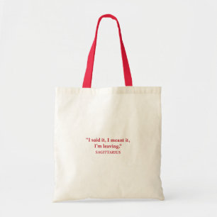 Sagittarius Escape Baggage Zodiac Tote Bag