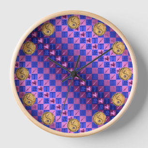 Sagittarius & Fire Ox Clock