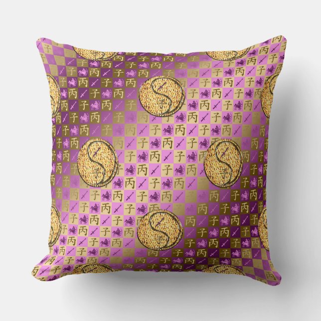 Sagittarius & Fire Rat Cushion (Front)