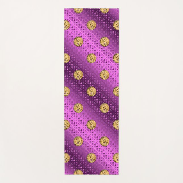 Sagittarius & Fire Rooster Yoga Mat (Front)