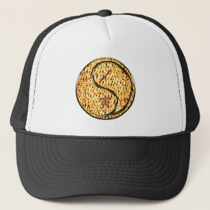 Sagittarius & Fire Tiger Trucker Hat