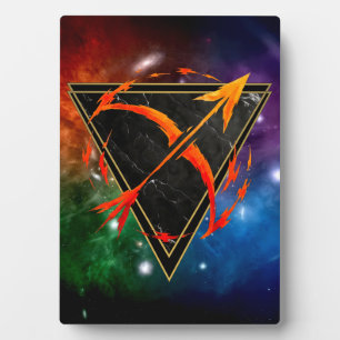 Sagittarius Galaxy Zodiac Astrology Plaque