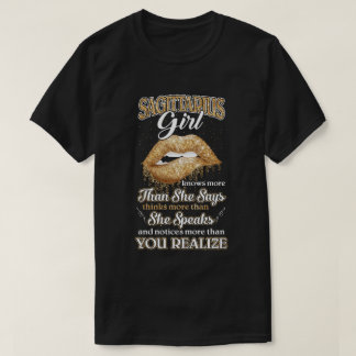 Sagittarius Girl Knows More Than She Says November T-Shirt