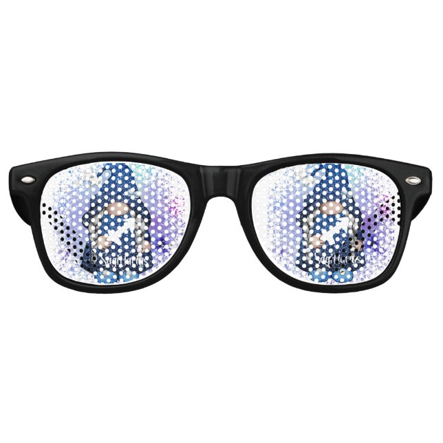 Sagittarius Gnome Retro Sunglasses (Front)