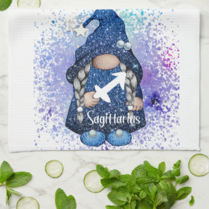 Sagittarius Gnome Tea Towel