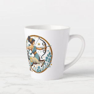 Sagittarius Goddess Birthday Astrology             Latte Mug