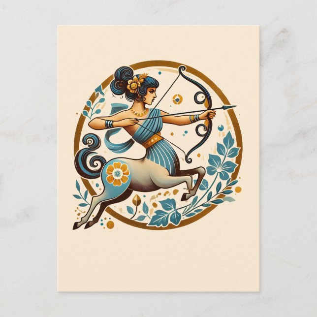Sagittarius Goddess Birthday Astrology             Postcard (Front)