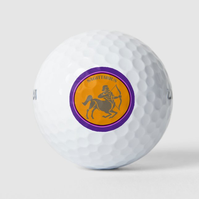 Sagittarius Golf Ball (Front)