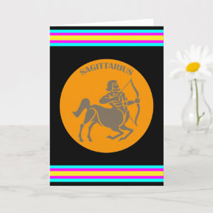 Sagittarius Greeting Card