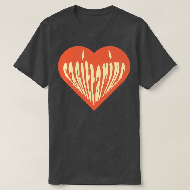 sagittarius heart T-Shirt (Design Front)