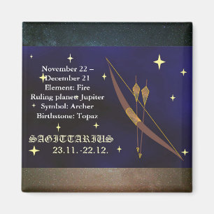 Sagittarius Horoscope Zodiac Astrology Magnet