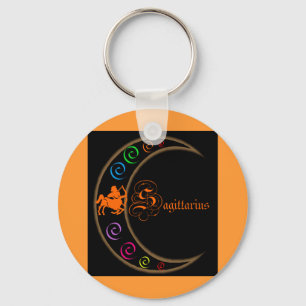 Sagittarius Key Ring