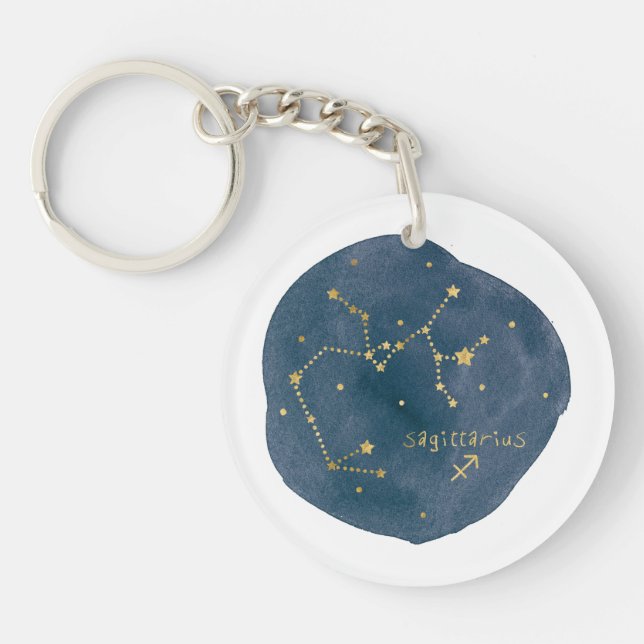 Sagittarius Key Ring (Front)