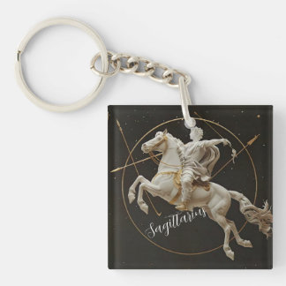 Sagittarius Key Ring