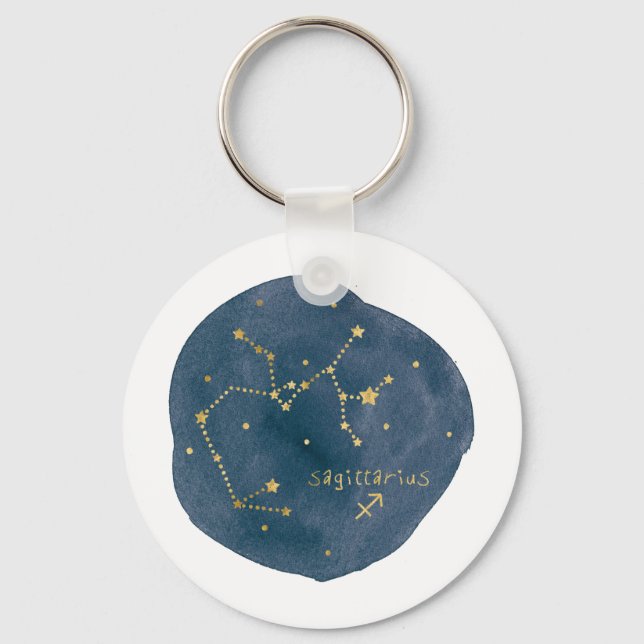 Sagittarius Key Ring (Front)