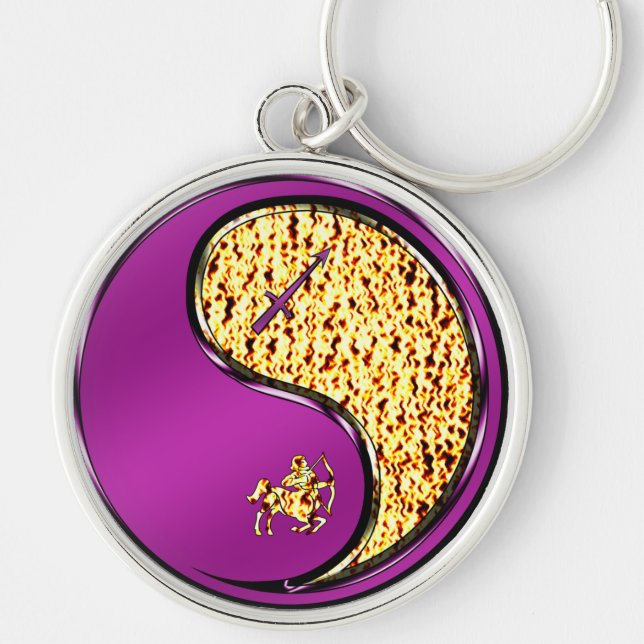 Sagittarius Key Ring (Front)