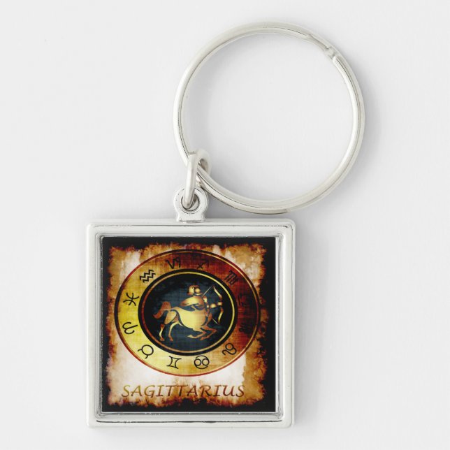Sagittarius Key Ring (Front)