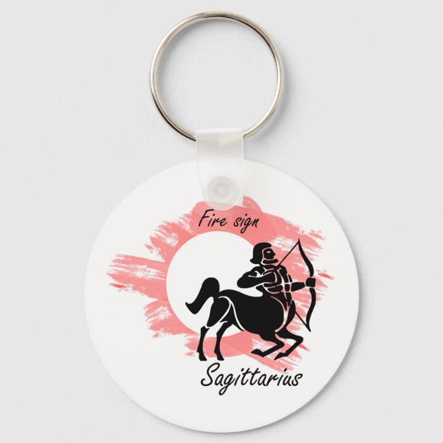 Sagittarius Key Ring (Front)