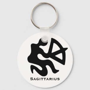 Sagittarius Keychain