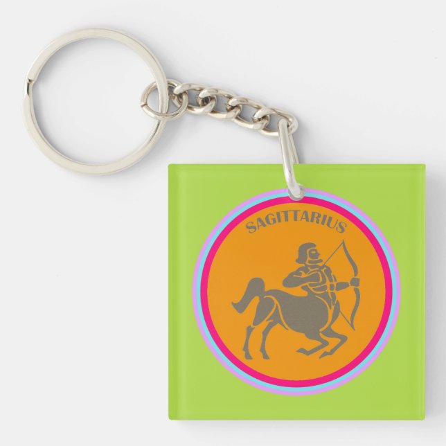 Sagittarius Keychain (Front)