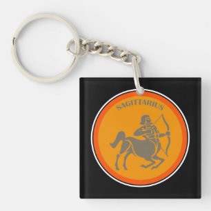 Sagittarius Keychain