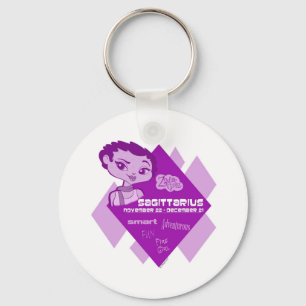 Sagittarius Keychain