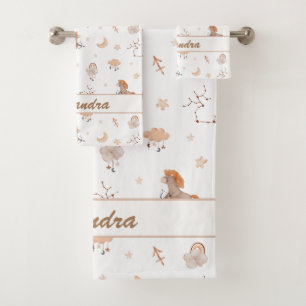 Sagittarius Kid Cute & Cosy for Little Archers Bath Towel Set