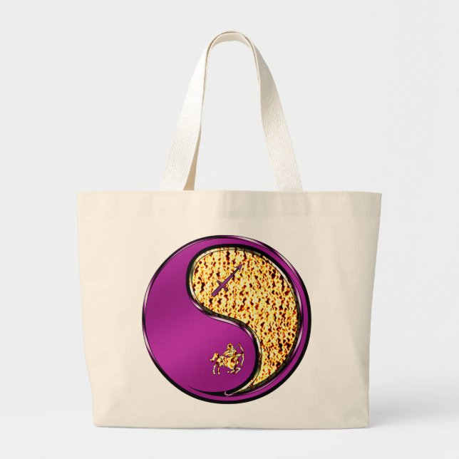 Sagittarius Large Tote Bag (Front)