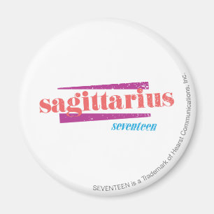 Sagittarius LtPink Magnet
