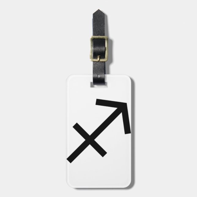Sagittarius Luggage Tag (Front Vertical)