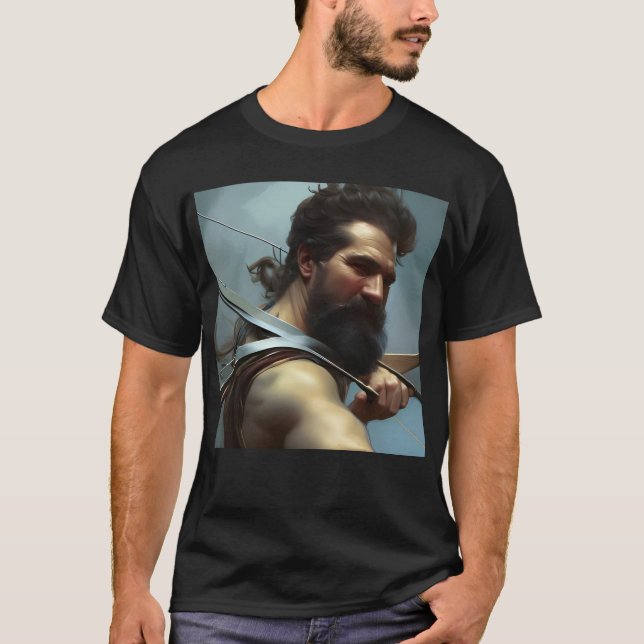 Sagittarius Man  T-Shirt (Front)