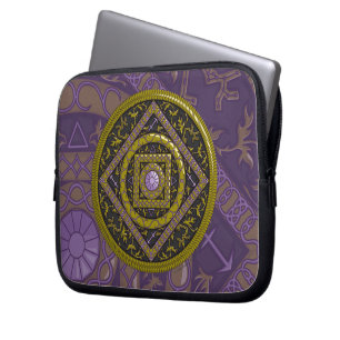 Sagittarius Mandala Laptop Case