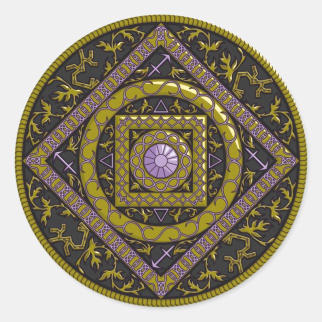 Sagittarius Mandala Sticker (Front)