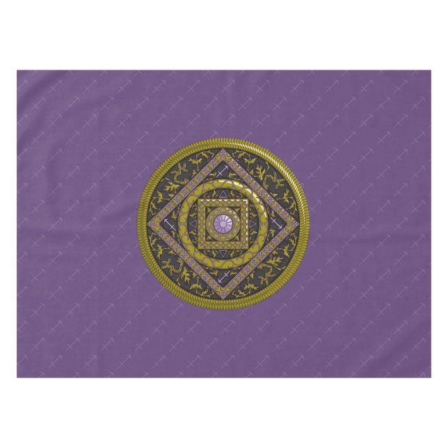 Sagittarius Mandala Tablecloth (Front (Horizontal))