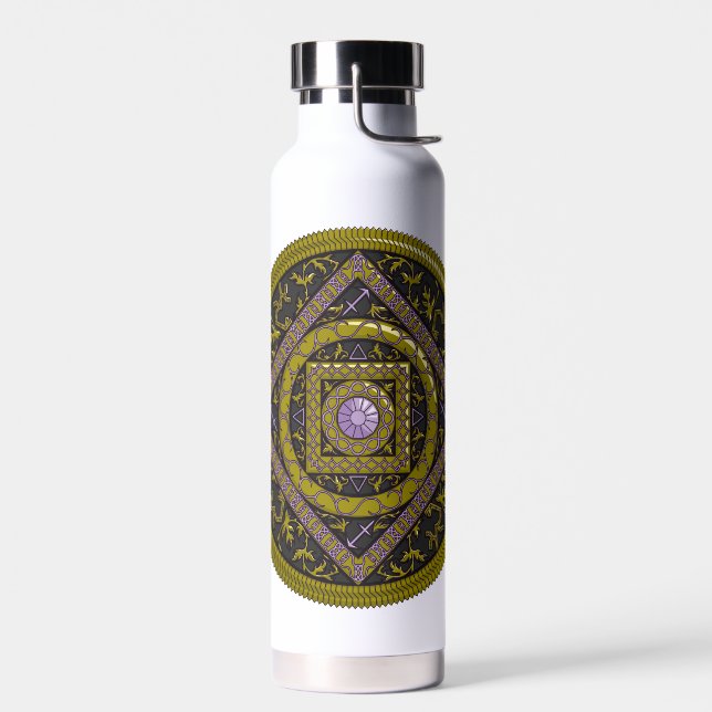 Sagittarius Mandala Water Bottle (Left)