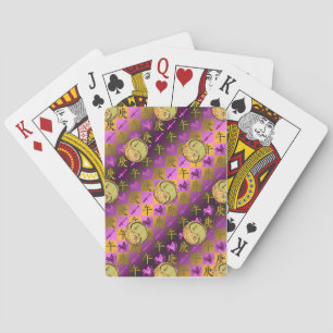 Sagittarius & Metal Horse Playing Cards