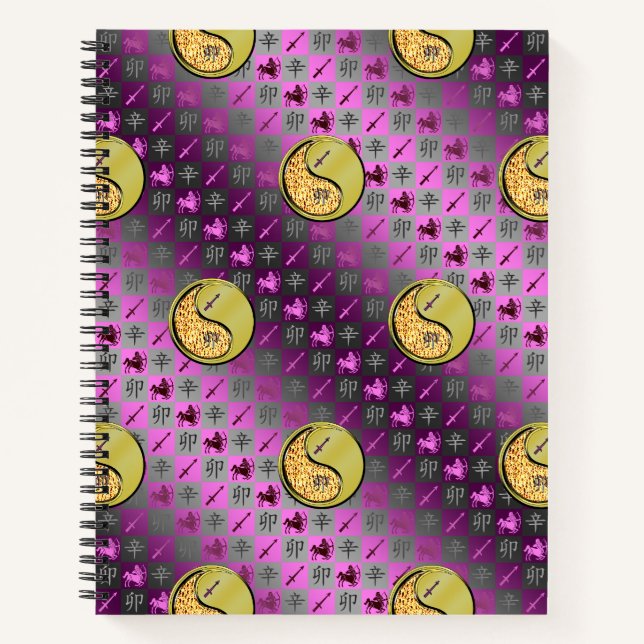 Sagittarius & Metal Rabbit Notebook (Front)