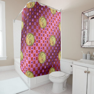 Sagittarius & Metal Tiger Shower Curtain