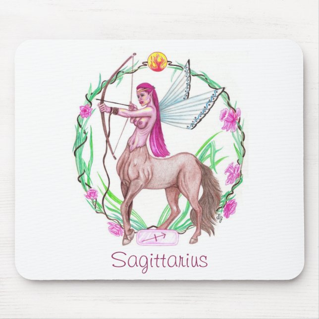 Sagittarius Mouse Pad (Front)