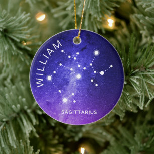 Sagittarius Ornament Personalized Zodiac Gift