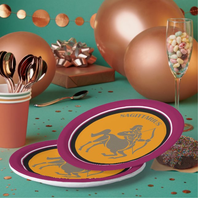 Sagittarius Paper Plate (Multi)