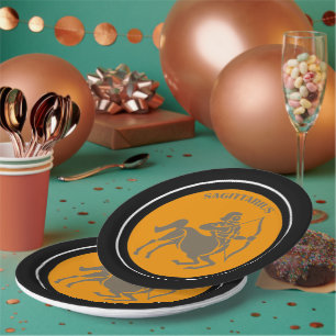 Sagittarius Paper Plate