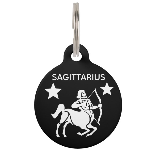 Sagittarius Pet Tag (Front)