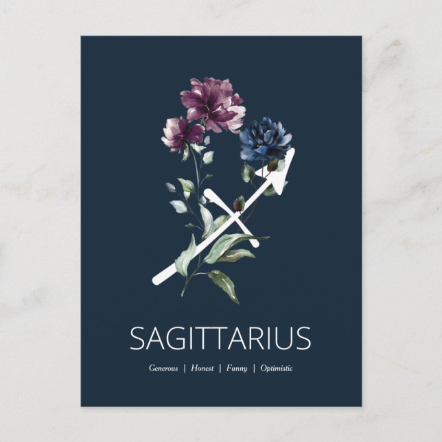 Sagittarius Postcard (Front)