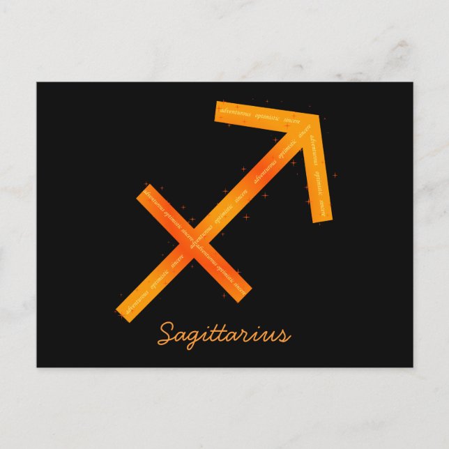 Sagittarius Postcard (Front)