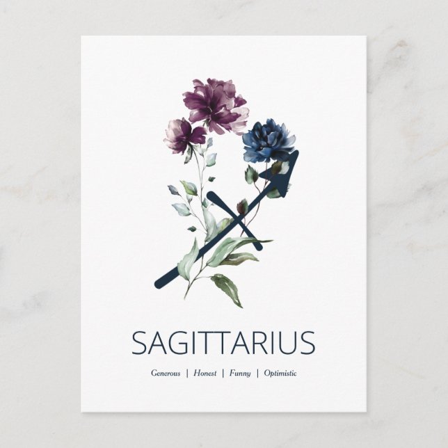 Sagittarius Postcard (Front)